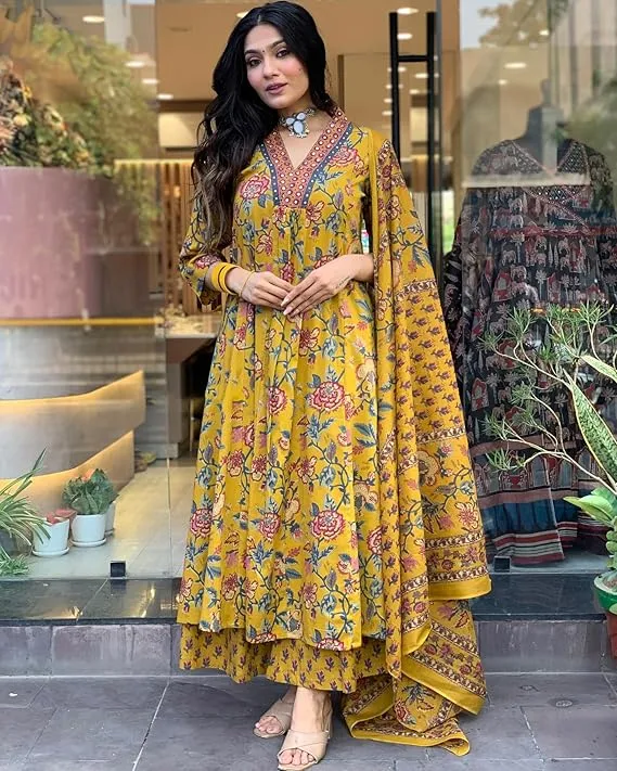 Trending Rayon Anarkali Set